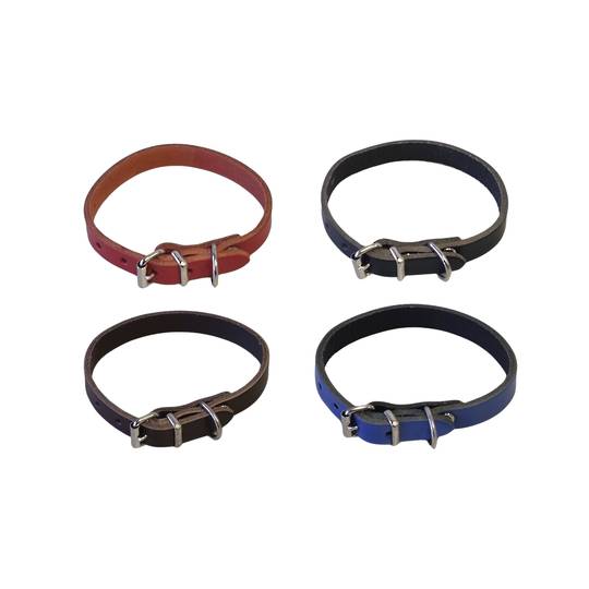 Basic Leather Puppy Collar 12mm x 330mm